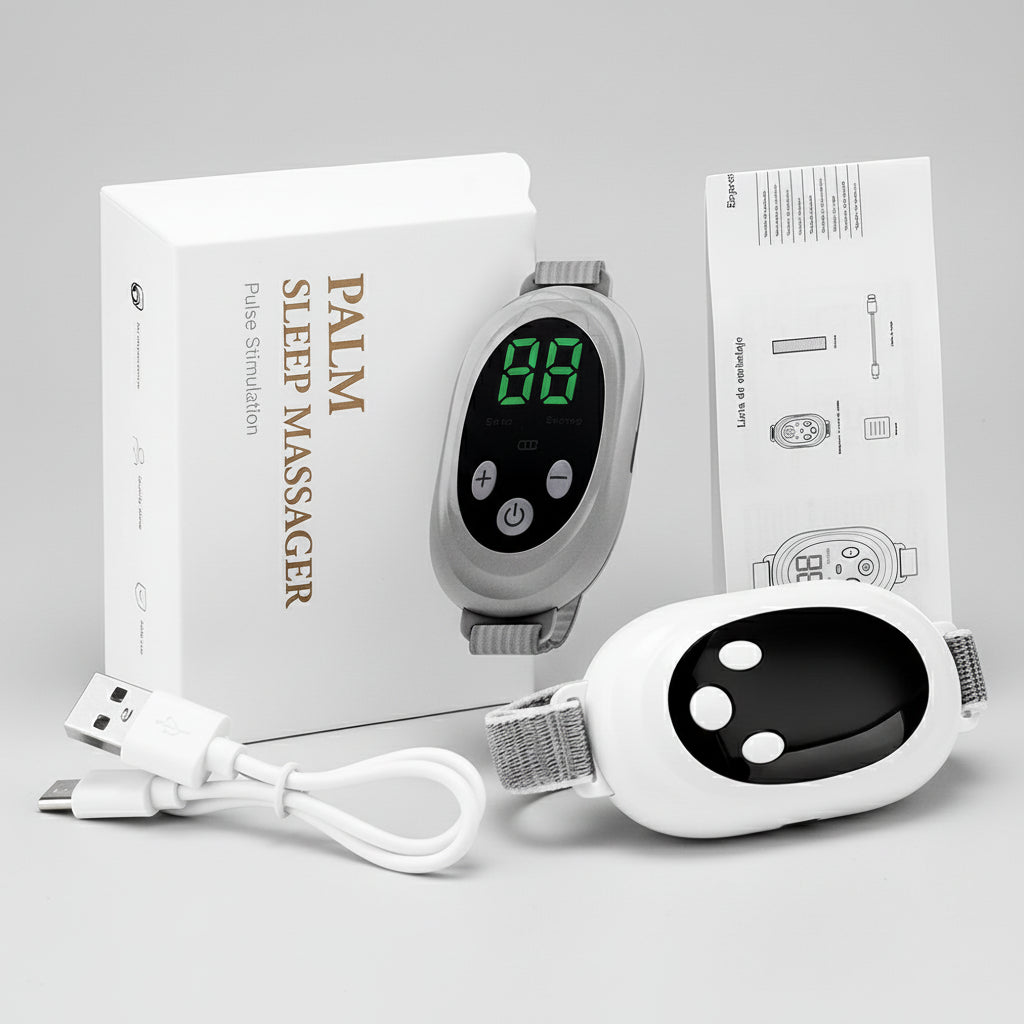 Smart Sleep Instrument Portable Pulse Sleep Aid Handheld Sleep Aid Helps Fall Asleep Anxiety Relief Fast Sleep Aid Device